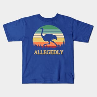 Allegedly Funny Ostrich 1 Kids T-Shirt